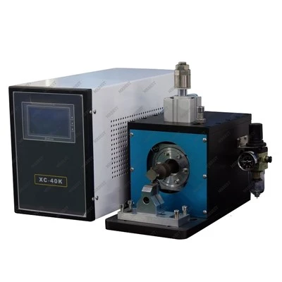Ultrasonic Spot Welder Rau Cylindrical Roj Teeb Cap Vuam